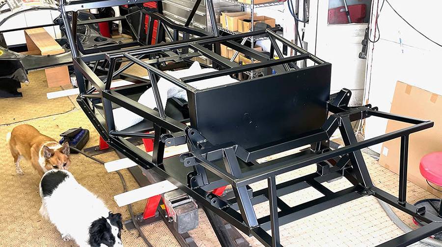 11. Chassis finished and assembly begins